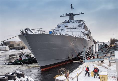 Littoral Combat Ship, future USS Cooperstown, celebrates christening in Marinette