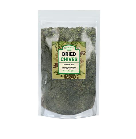 Dried Chives (8oz) - Thin & Delicate Gourmet Chopped Chives for Soups ...