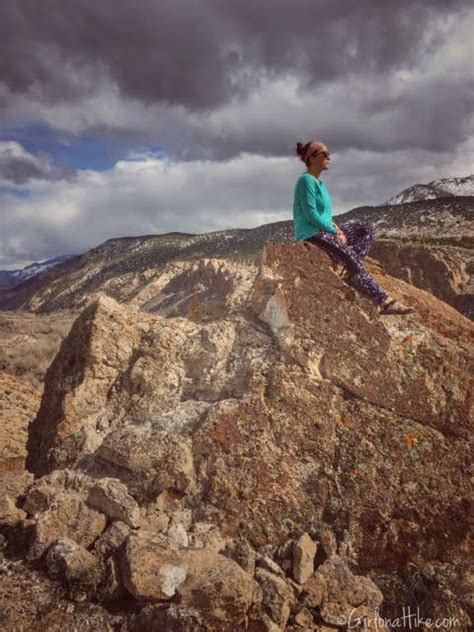 Fremont Indian State Park - Girl on a Hike