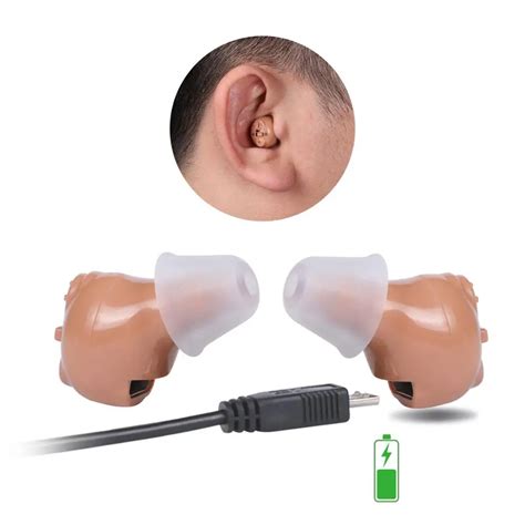 Rechargeable In Ear Hearing Aid mini Hearing Device Sordos Ear ...