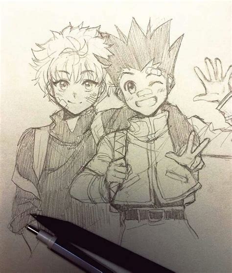 Killua and gon by Ein lee #medical #medical #cartoon in 2020 | Anime sketch, Hunter anime, Anime ...