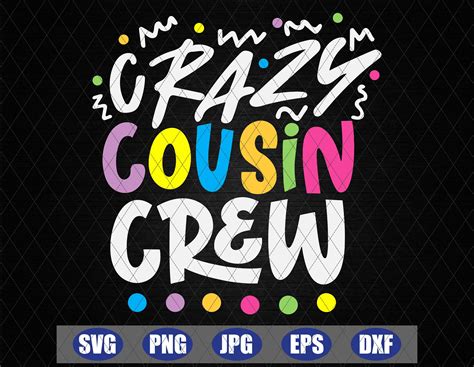 Cousin Crew Svg Cousin Squad SvgCousin Squad TeamCousin | Etsy