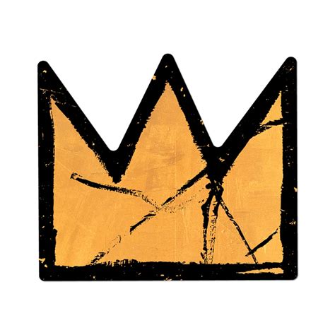 Basquiat Gold Crown Sticker – MCA Chicago Store