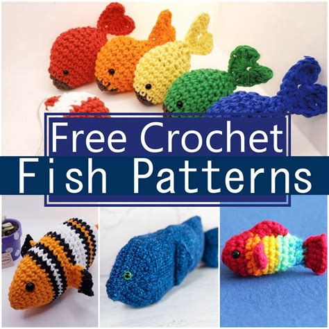 15 Free Easy Crochet Fish Patterns - All Crochet Pattern