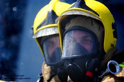 Royal Navy Firefighters | Firefighters onboard HMS Iron Duke… | Flickr