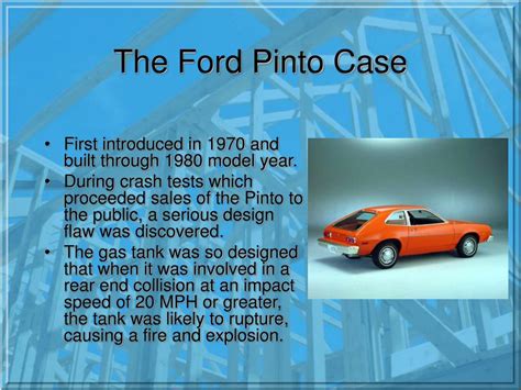 Ford Pinto Case - fasrmedical