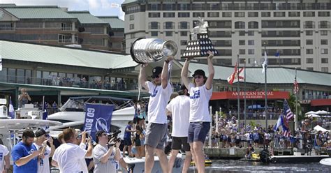 Stanley Cup damaged during celebration in Tampa Bay