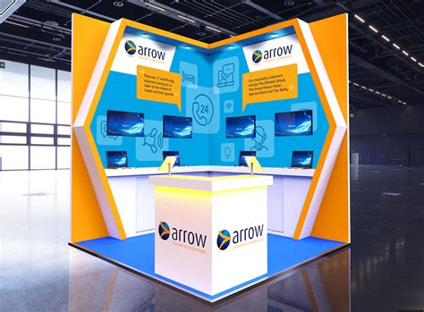 Exhibition Booth Graphics Design for Arrow - Palmiero Design