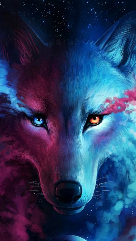 Download Neon Wolf Wallpaper "> - Fantasy Wolf Background and search more hd desktop and mobile ...