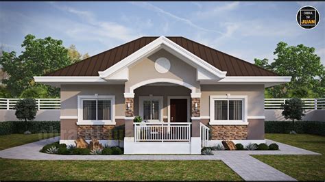 Simple 3 Bedroom Bungalow House Design