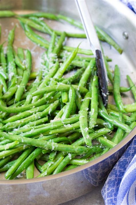 Sautéed Green Beans with Parmesan - Quick & Healthy Recipe