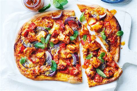 Butter chicken pizza recipe