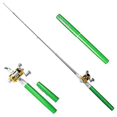 2023 Pocket Size Fishing Rod, Mini Telescopic Collapsible Pocket Fishing Rod, Portable Pen ...