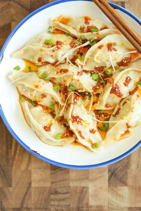 Spicy Chicken Potstickers - Damn Delicious