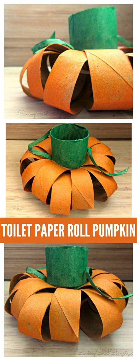 Halloween Kids Craft | Toilet Paper Roll Pumpkin - Raising Whasians