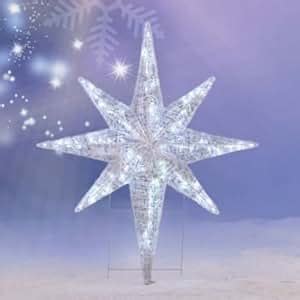 Amazon.com : CHRISTMAS 4' LED LIGHTED STAR OF BETHLEHEM OUTDOOR HANGING ...