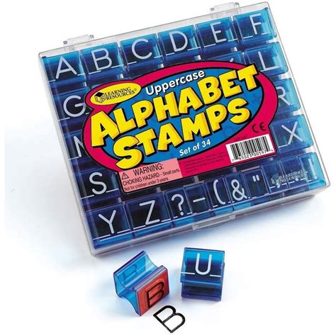 Uppercase Alphabet Stamps – ABC School Supplies