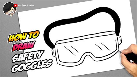 How To Draw Safety Goggles Easy Drawings Dibujos Faciles Dessins | The Best Porn Website