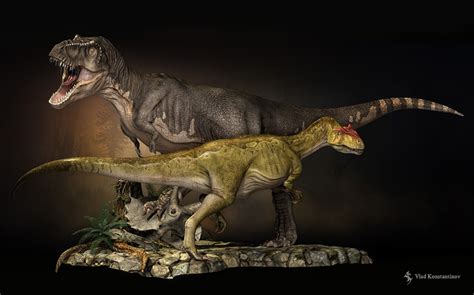 T-Rex compared to Allosaurus by Swordlord3d on DeviantArt