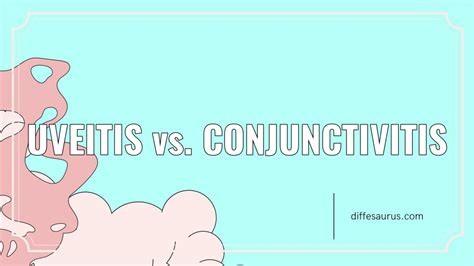 How are Uveitis and Conjunctivitis Different? - Diffesaurus