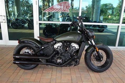 New 2020 Indian Scout® Bobber Twenty ABS Sagebrush Smoke | Motorcycles in Palm Bay FL | IND158516