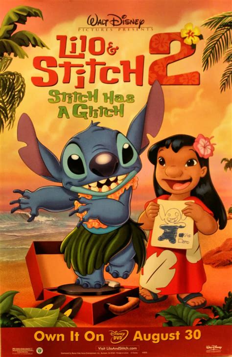 Lilo And Stitch 2: Stitch Has A Glitch Vintage Concert Poster, Aug 30 ...