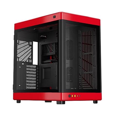 GAMDIAS RGB Dual-Chamber Panoramic Tempered Glass PC Gaming Case with ...