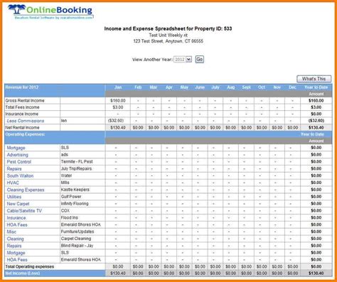 Excel Spreadsheet Template For Business Expenses — db-excel.com