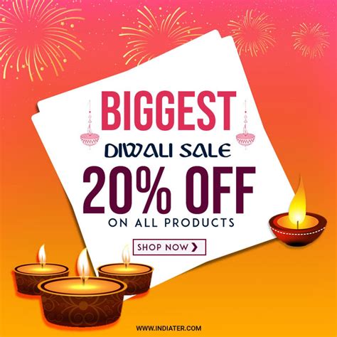 Biggest Diwali Festival Sale Offer Banner free PSD - Indiater