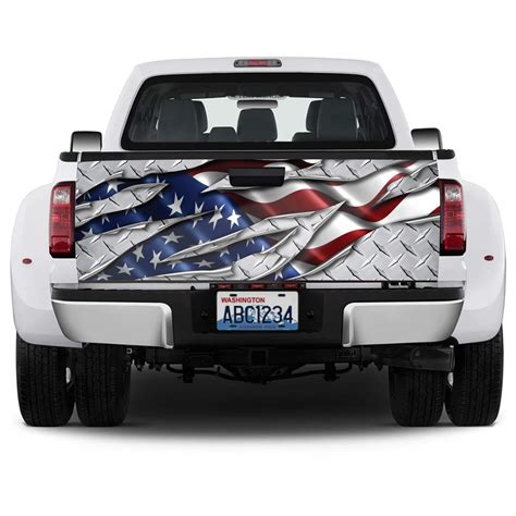 American Flag Truck Graphics