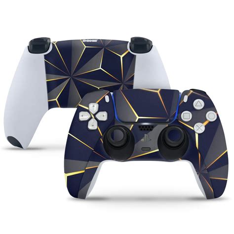 PlayStation 5 Controller Skin - Triangle Black Gold – SkinsLegend