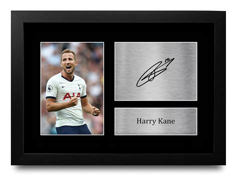 Harry Kane Signed A4 A3 Framed Printed Autograph Tottenham Spurs Print ...