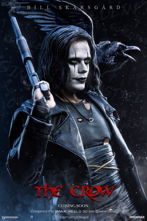 Bill Skarsgard in The Crow (Reboot) by diamonddead-Art on DeviantArt