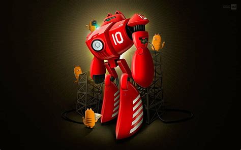 Free download | HD wallpaper: Sci Fi, Robot, Cartoon, Cat | Wallpaper Flare