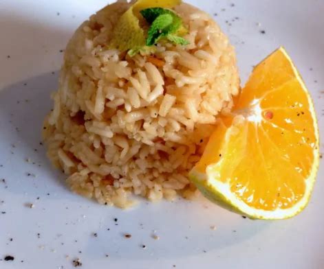 Orange rice recipe - FoodsDiary