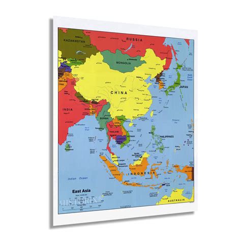 Buy HISTORIX 2004 East Asia - 24x30 Inch Asia - East Asia Wall Art - of Asia - Including China ...