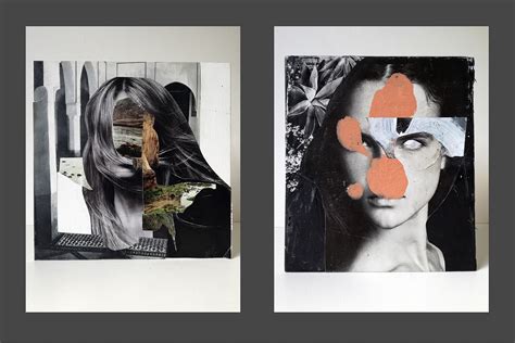 Various analog collages on Behance