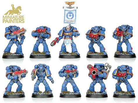 SPACE MARINE TACTICAL SQUAD - MINIATURE PAINTERS