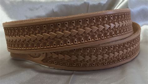 Hand-tooled western leather belts - custom leather belts - Lone Tree ...