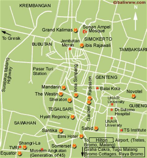 Surabaya Map and Surabaya Satellite Images