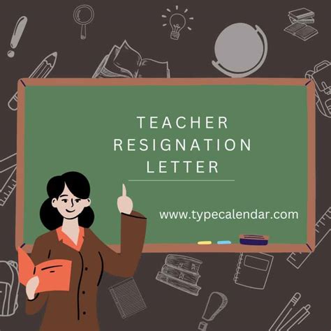 Free, Printable Teacher Resignation Letter Template - Easy & Professional