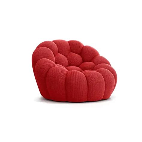 Living Room Modern Contemporary Furniture Bubble Designer Sofa Red ...