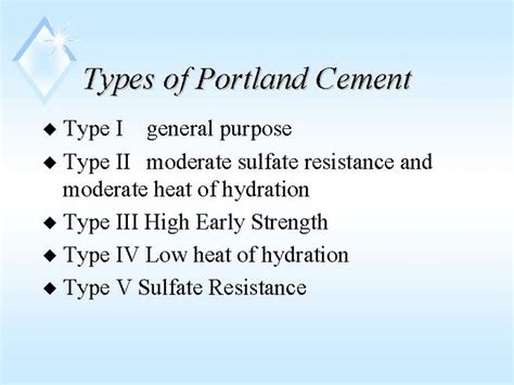 Types of Portland cement | Portland cement, Type i, I gen