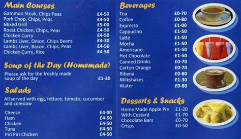 Menu at Yummies Cafeteria, Bromley, Hennelly House Masons Hill