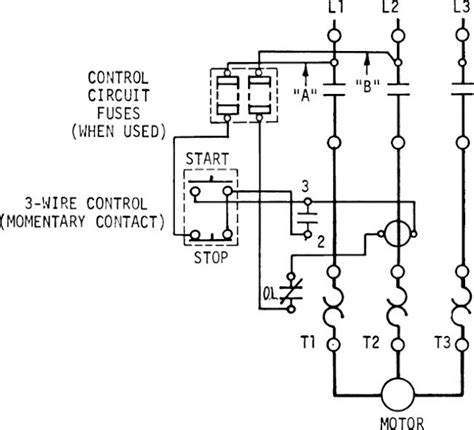 Start Stop Motor Control Circuit Diagram