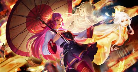 Kagura Exorcist Skin - Wallpaper Zizeus220 | Mobile legends, Mobile legend wallpaper, Anime mobile