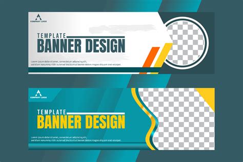 Template banner design simple 7498219 Vector Art at Vecteezy