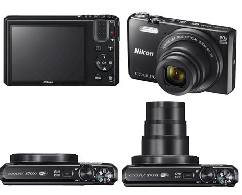 Nikon Coolpix S7000 Digital Camera with 20x Zoom (Black) at Hunts Photo & Video - 100 Main ...