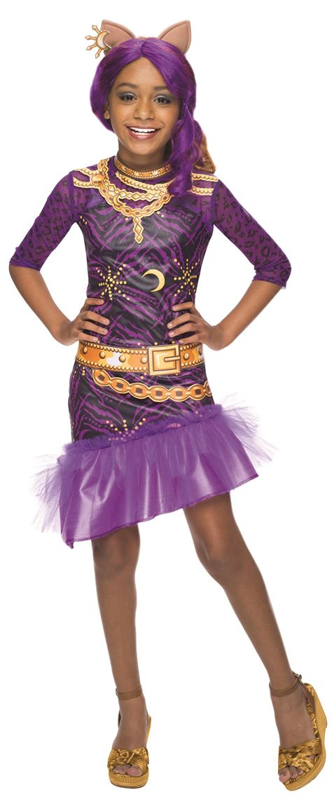 Clawdeen Wolf Girls Monster High Costume - This Costume includes Dress and Belt… | Girl costumes ...