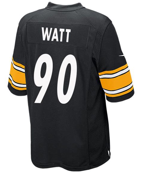 Nike Synthetic T.j. Watt Pittsburgh Steelers Game Jersey in Black for ...